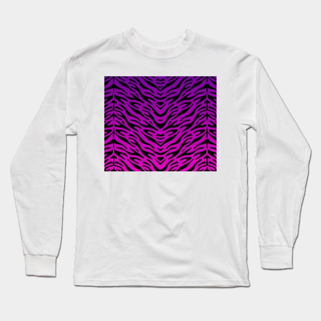 Zebra midge pattern Long Sleeve T-Shirt by timegraf